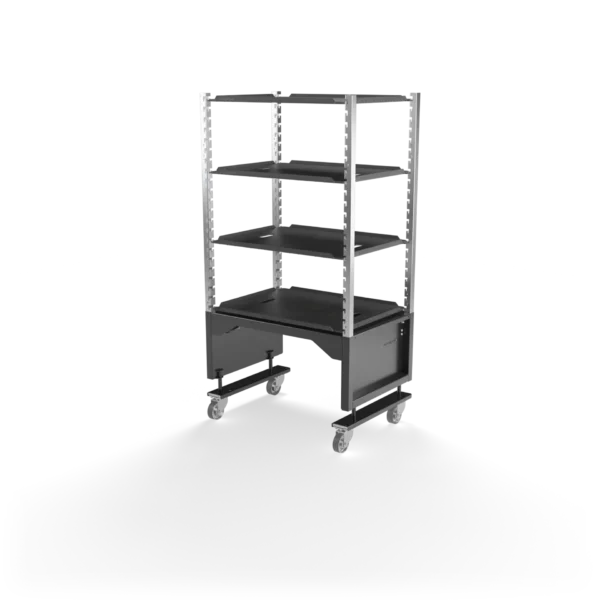 Omron Shelf cart with shelf kit