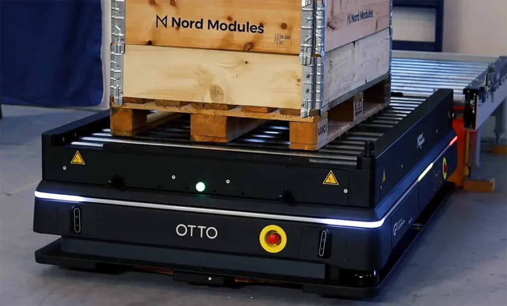 OTTO1500 with the Nord Modules Pallet Mover