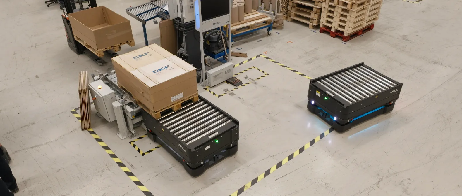 Nord Conveyor Modules in SKF warehouse