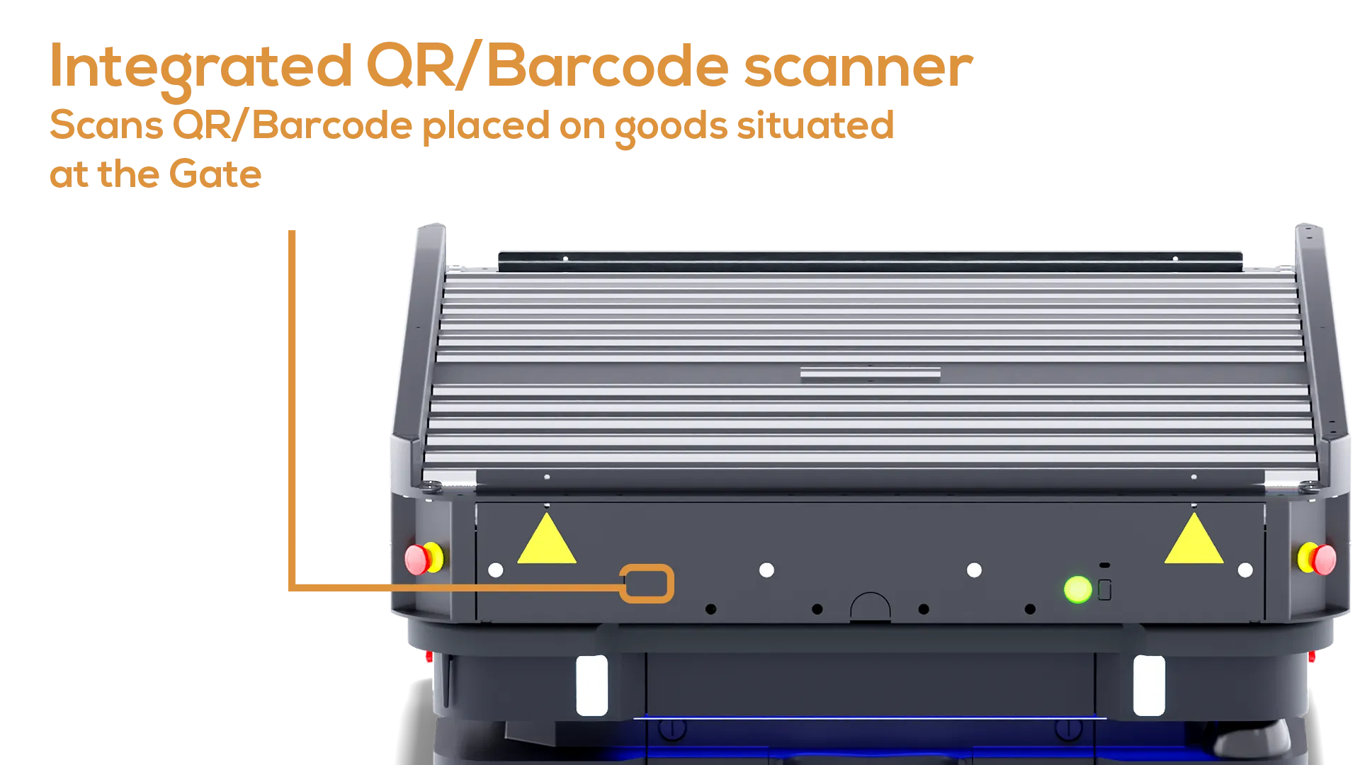 Integrated QR/Barcode Scanner Conveyor