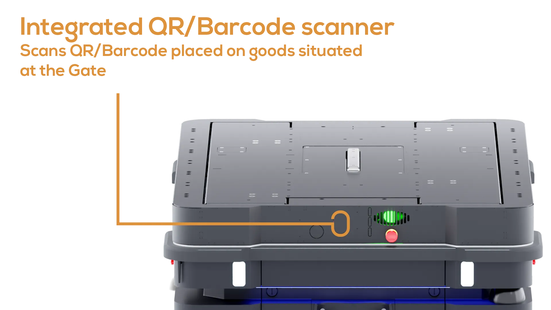 Integrated QR/Barcode Scanner Lifters